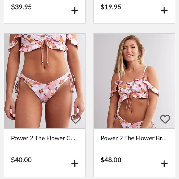 Swim top Power to the Flower from the Buckle - Picture 2 of 5